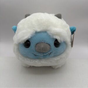 Aurora Medium White Spudsters Yanni Yeti Adorable Stuffed Animal Plush